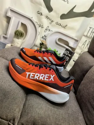Adidas TERREX Light Blue and Neon Green Lifestyle Sneakers 17