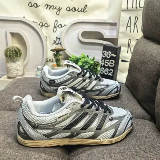 Adidas Three-Stripe Mesh and Synthetic Low-Top Lifestyle Sneakers