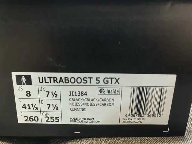 Adidas Ultraboost Unicolore Chaussures de course noires 2