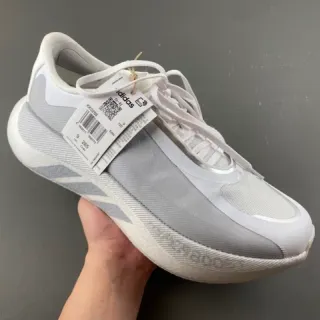 Adidas White and Gray Engineered Mesh Lifestyle Sneaker