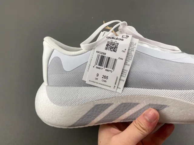 Adidas White and Gray Engineered Mesh Lifestyle Sneaker 3