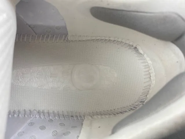 Adidas White and Gray Engineered Mesh Lifestyle Sneaker 8