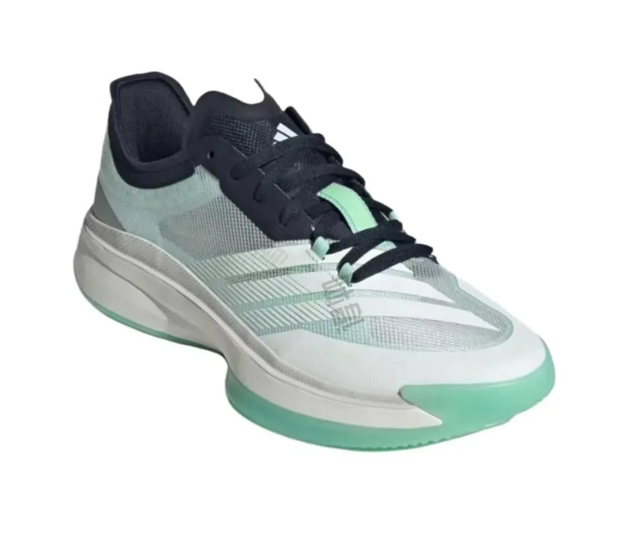 Adidas White and Mint Green Mesh Upper Sculpted Midsole Lifestyle Sneakers 2