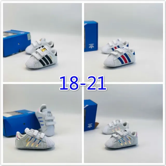 Adidas White Multicolor Low-Top Velcro Strap Lifestyle Sneakers 1