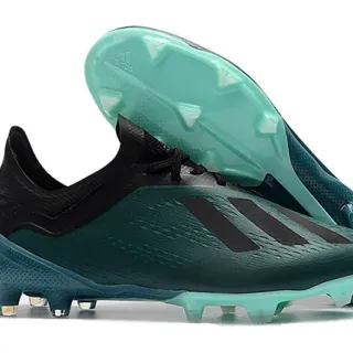 Adidas X Green Transparent Low-Cut Synthetic Upper Textured Micro-Patterned Forefoot Firm-Ground Soccer Shoes