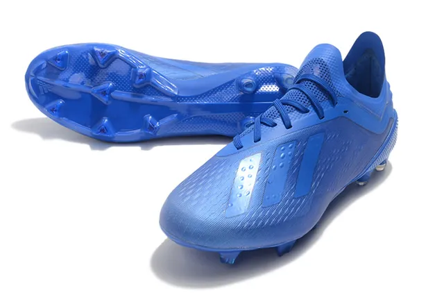 Adidas X أخضر شفاف منخفض القطع علوى اصطناعي نقش نصي مصغر الجزء الأمامي ملعب طبيعي أحذية كرة القدم 15