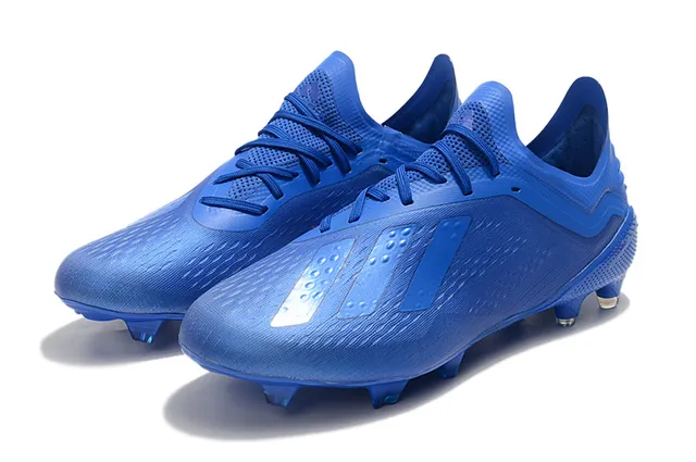Adidas X أخضر شفاف منخفض القطع علوى اصطناعي نقش نصي مصغر الجزء الأمامي ملعب طبيعي أحذية كرة القدم 17