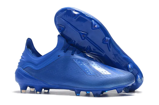 Adidas X أخضر شفاف منخفض القطع علوى اصطناعي نقش نصي مصغر الجزء الأمامي ملعب طبيعي أحذية كرة القدم 18