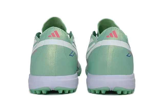 Adidas X Verde Branco Sapatos de futebol de corte baixo com upper sintético studs cónicos moldados para gramado 4