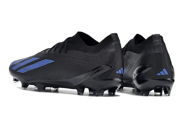 Adidas X Speedflow Black Blue Firm-Ground Soccer Shoes 4