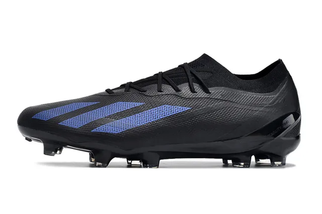 Adidas X Speedflow Black Blue Firm-Ground Soccer Shoes 6