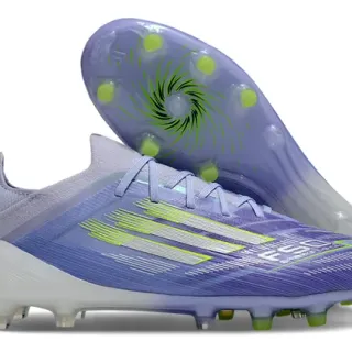 Adidas X Speedflow Gradient Purple and Neon Lime Firm-Ground Soccer Shoes