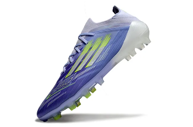 Adidas X Speedflow Gradient Purple and Neon Lime Firm-Ground Soccer Shoes 3