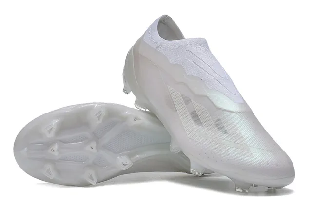 Adidas X Speedflow أبيض شفاف أرضية صلبة أحذية كرة القدم 3