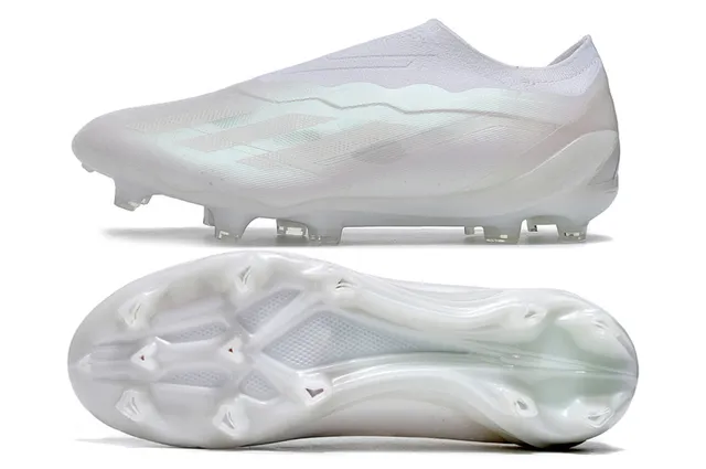 Adidas X Speedflow أبيض شفاف أرضية صلبة أحذية كرة القدم 5