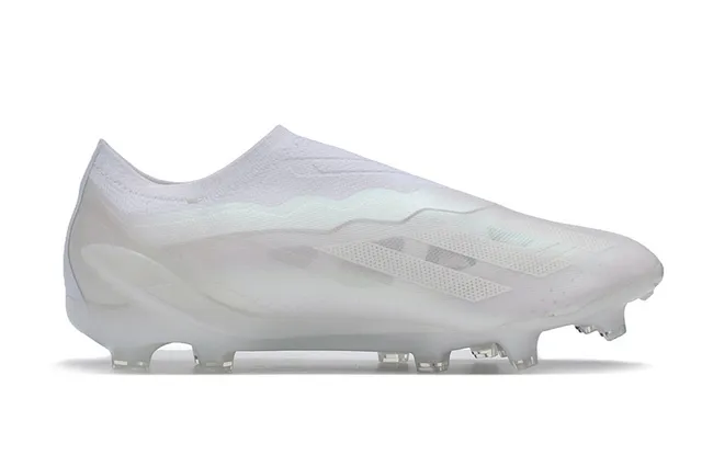 Adidas X Speedflow أبيض شفاف أرضية صلبة أحذية كرة القدم 7