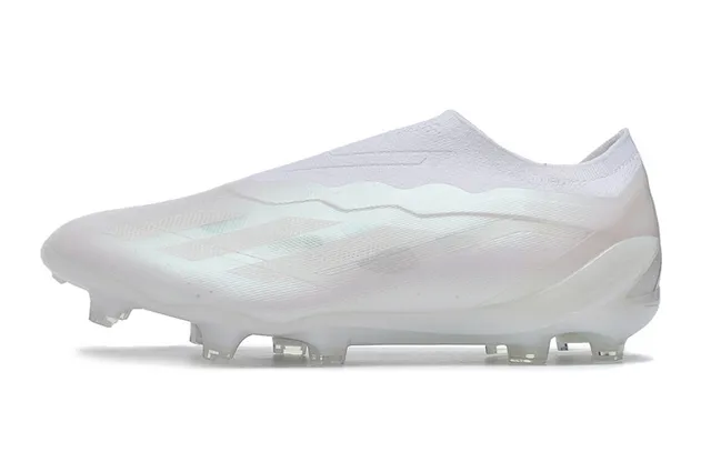 Adidas X Speedflow أبيض شفاف أرضية صلبة أحذية كرة القدم 8
