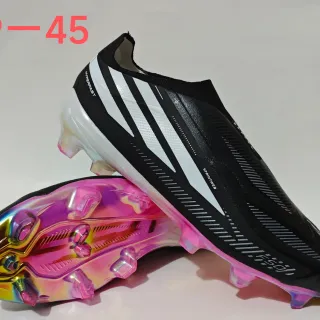 Adidas X Speedportal Black White Iridescent Firm-Ground Soccer Shoes