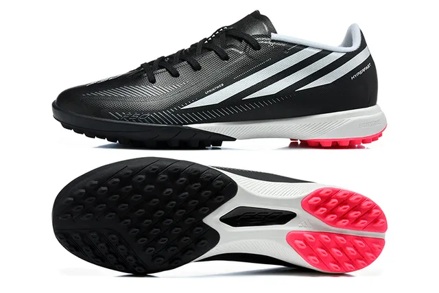 Adidas X Speedportal Hyperfast Black White Pink Chaussures de football pour gazon artificiel 9