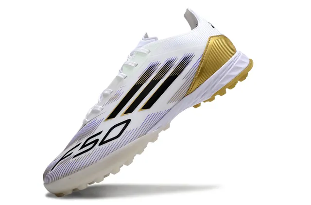 Adidas X White Gold Low-Cut Molded Conical Studs Turf Soccer Shoes 3