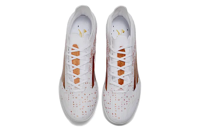 Adidas X Branco Laranja Baixo Superior Sintético Listras Gradientes Gramado Artificial Tênis de Futebol 2