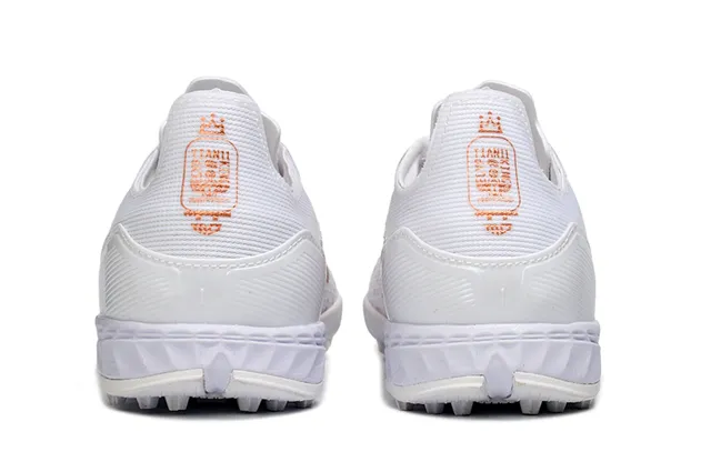 Adidas X Branco Laranja Baixo Superior Sintético Listras Gradientes Gramado Artificial Tênis de Futebol 4