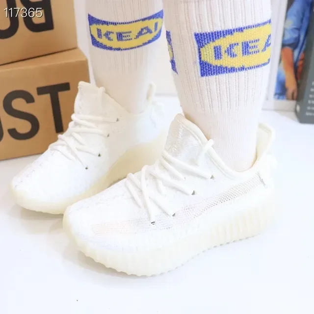 Adidas Yeezy Boost 350 Gradient Purple Yellow Lifestyle Sneakers 5