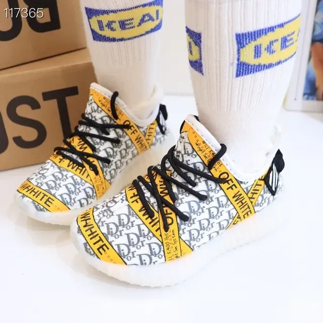Adidas Yeezy Boost 350 Gradient Purple Yellow Lifestyle Sneakers 7