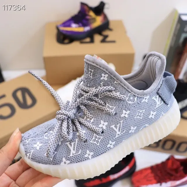 Adidas Yeezy Boost 350 Gradient Purple Yellow Lifestyle Sneakers 17