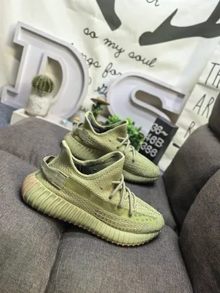 Adidas Yeezy Boost 350 Olive Lifestyle Sneakers 9