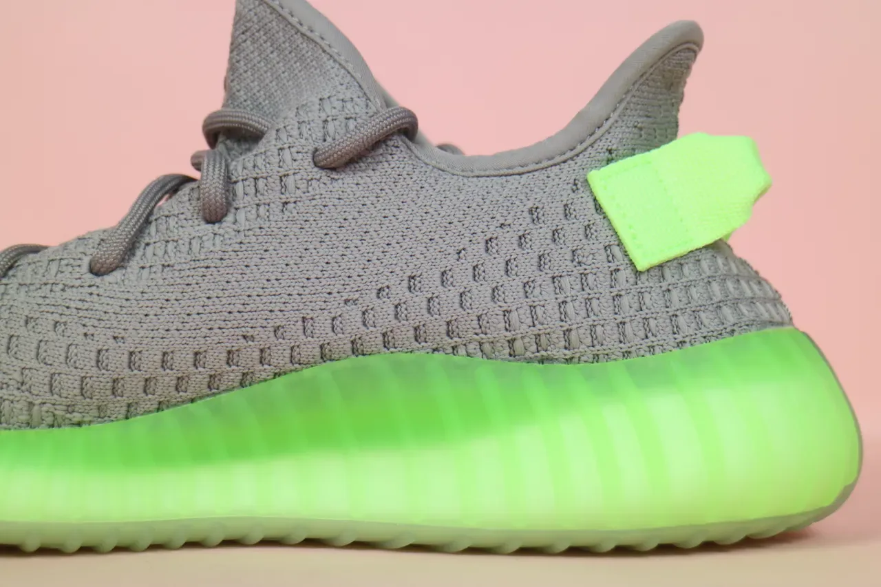 Adidas Yeezy Boost 350 V2 Glow Green Lifestyle Sneakers 6