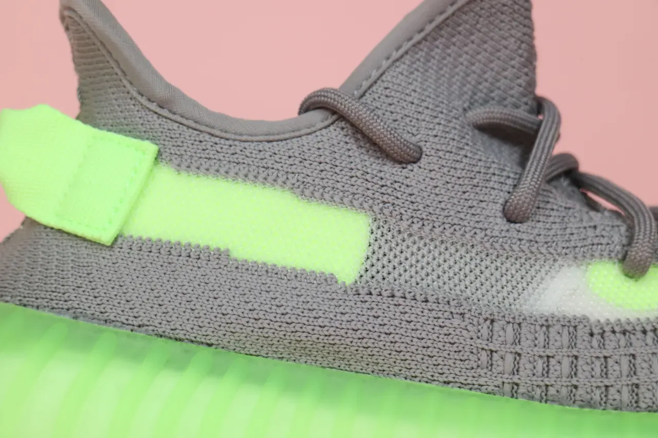 Adidas Yeezy Boost 350 V2 Glow Green Lifestyle Sneakers 19