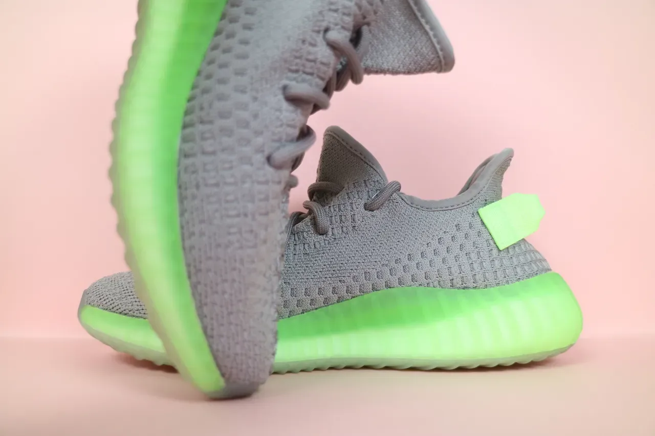 Adidas Yeezy Boost 350 V2 Glow Green Lifestyle Sneakers 20