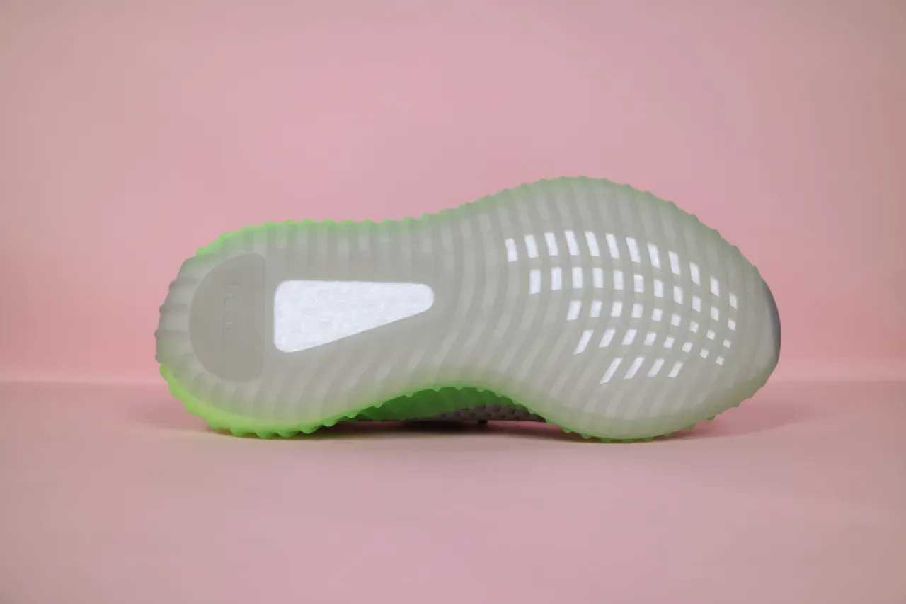 Adidas Yeezy Boost 350 V2 Glow Green Lifestyle Sneakers 23