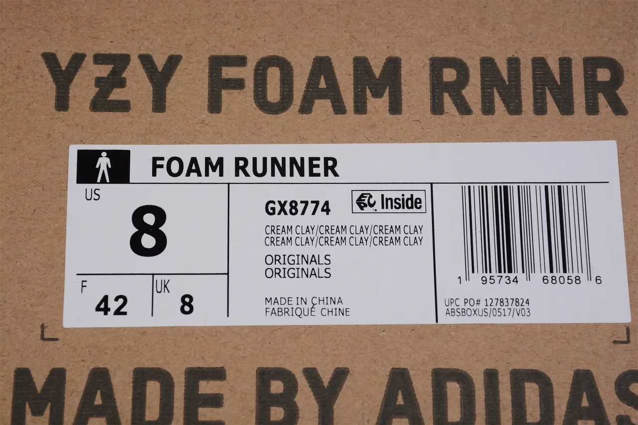 Adidas Yeezy Foam Runner Beige Marron Dégradé Chaussures Lifestyle 2