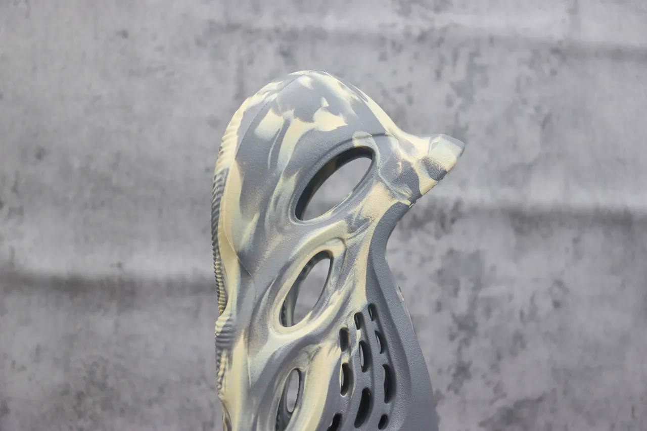 Adidas Yeezy Foam Runner Gray Marbled Lifestyle Sneakers 5