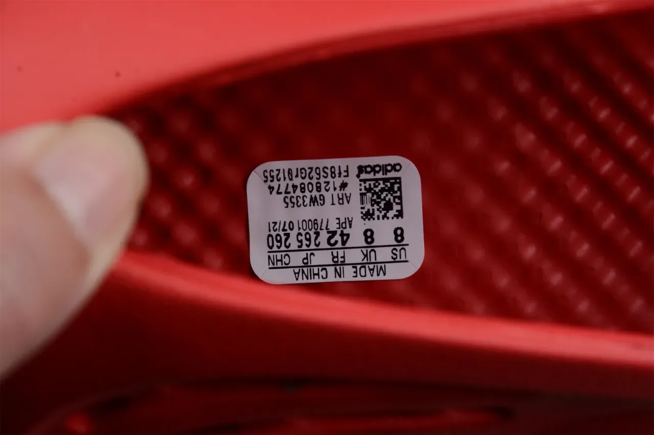 Adidas Yeezy Foam Runner Red Lifestyle Sneaker 3