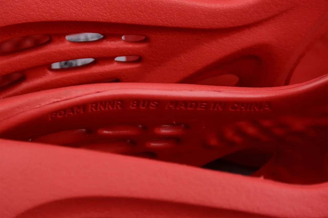 Adidas Yeezy Foam Runner Red Lifestyle Sneaker 4