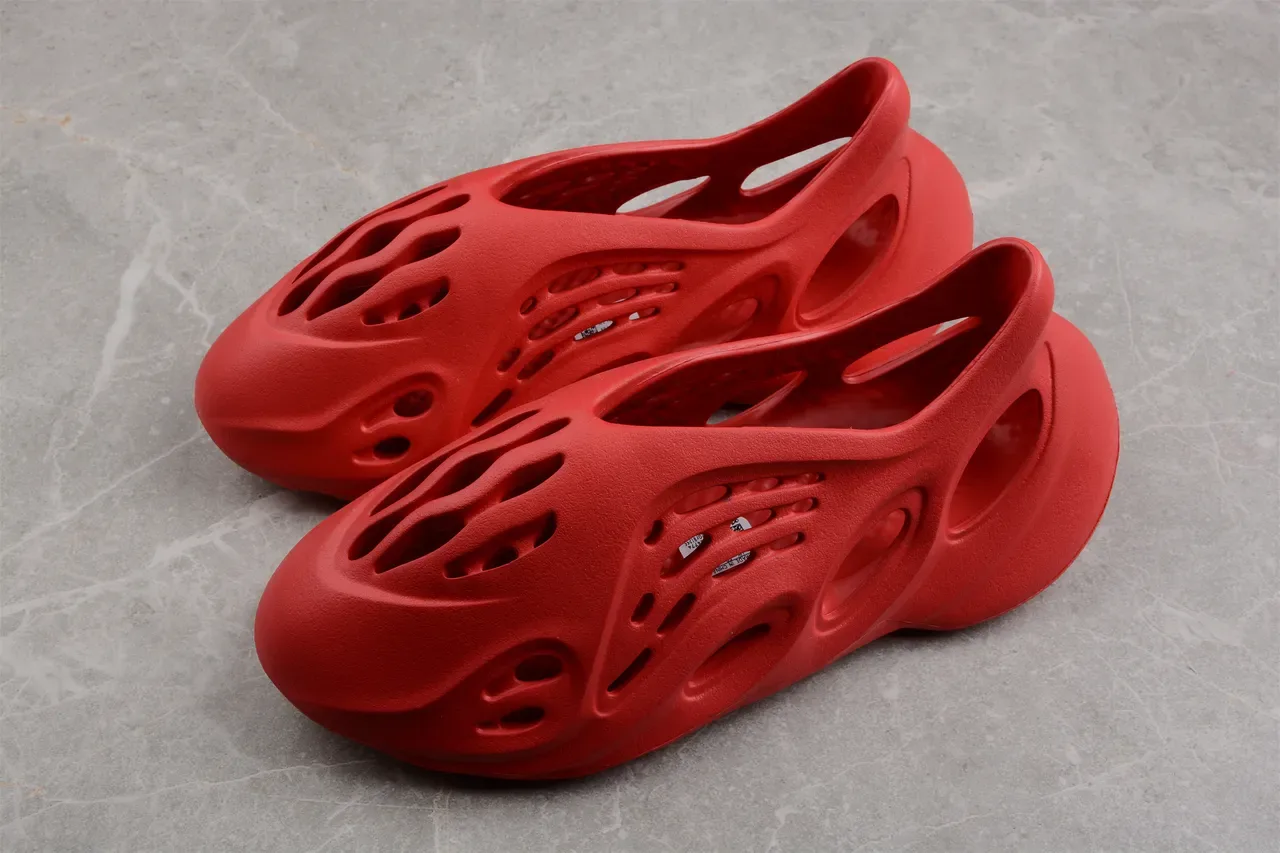Adidas Yeezy Foam Runner Red Lifestyle Sneaker 8