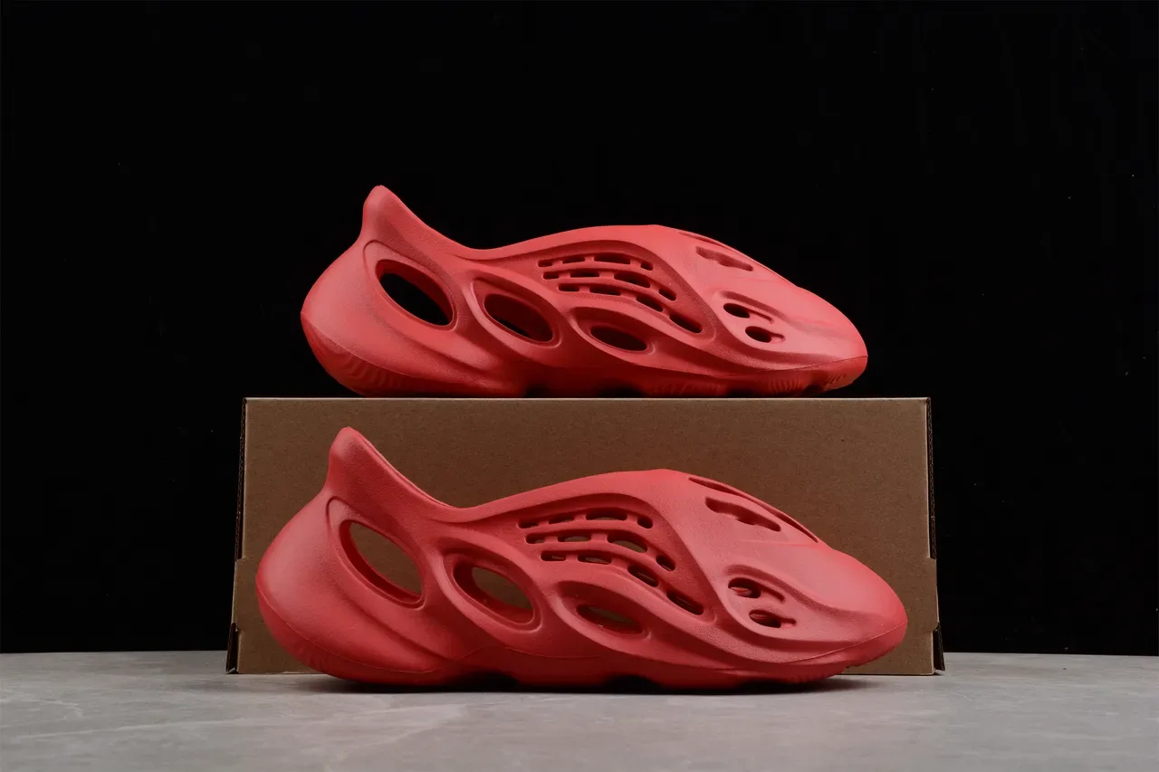 Adidas Yeezy Foam Runner Red Lifestyle Sneaker 14