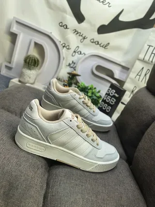 Adidas Yellow Brown Low-Top Three-Stripe Side Panel Lifestyle Sneakers 9