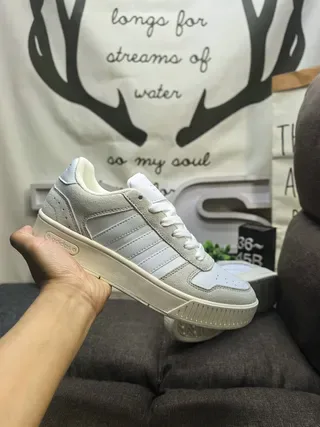 Adidas Yellow Brown Low-Top Three-Stripe Side Panel Lifestyle Sneakers 15