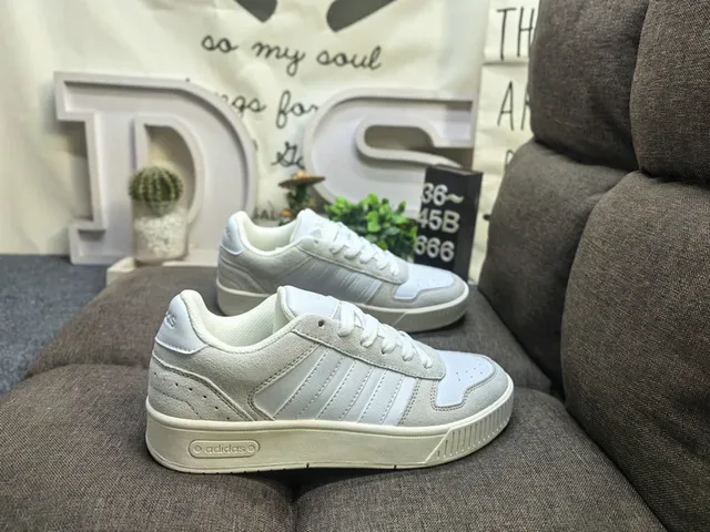 Adidas Yellow Brown Low-Top Three-Stripe Side Panel Lifestyle Sneakers 21