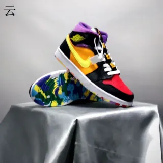 Air Jordan 1 High Multicolor Patchwork Basketball Shoes