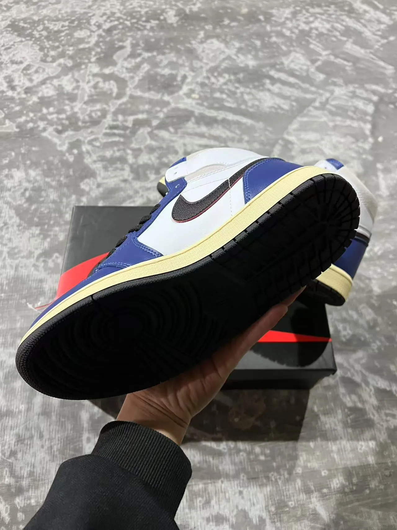 Air Jordan 1 High Royal Blue White Black Basketball Shoes 6