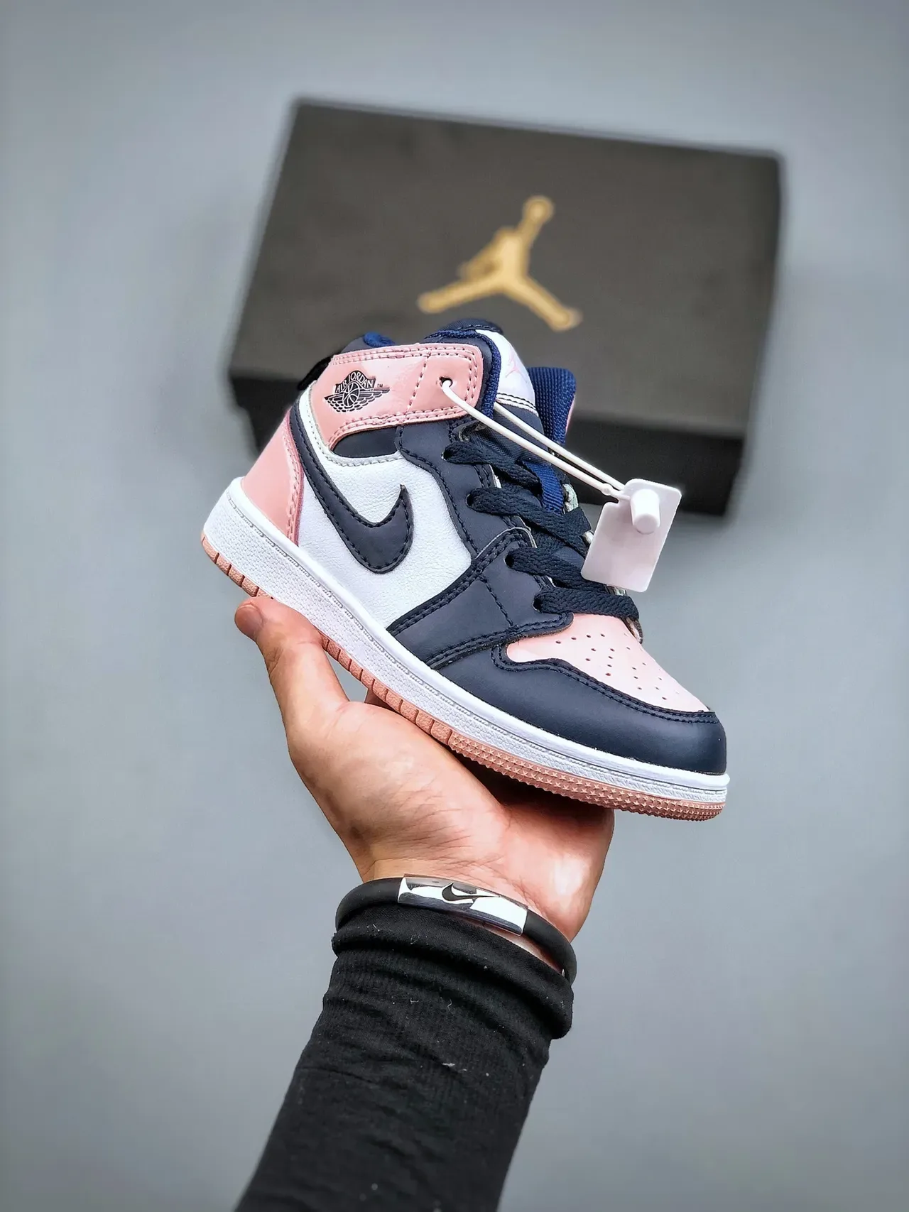 Air Jordan 1 Low Black Red White Lifestyle Sneakers 13