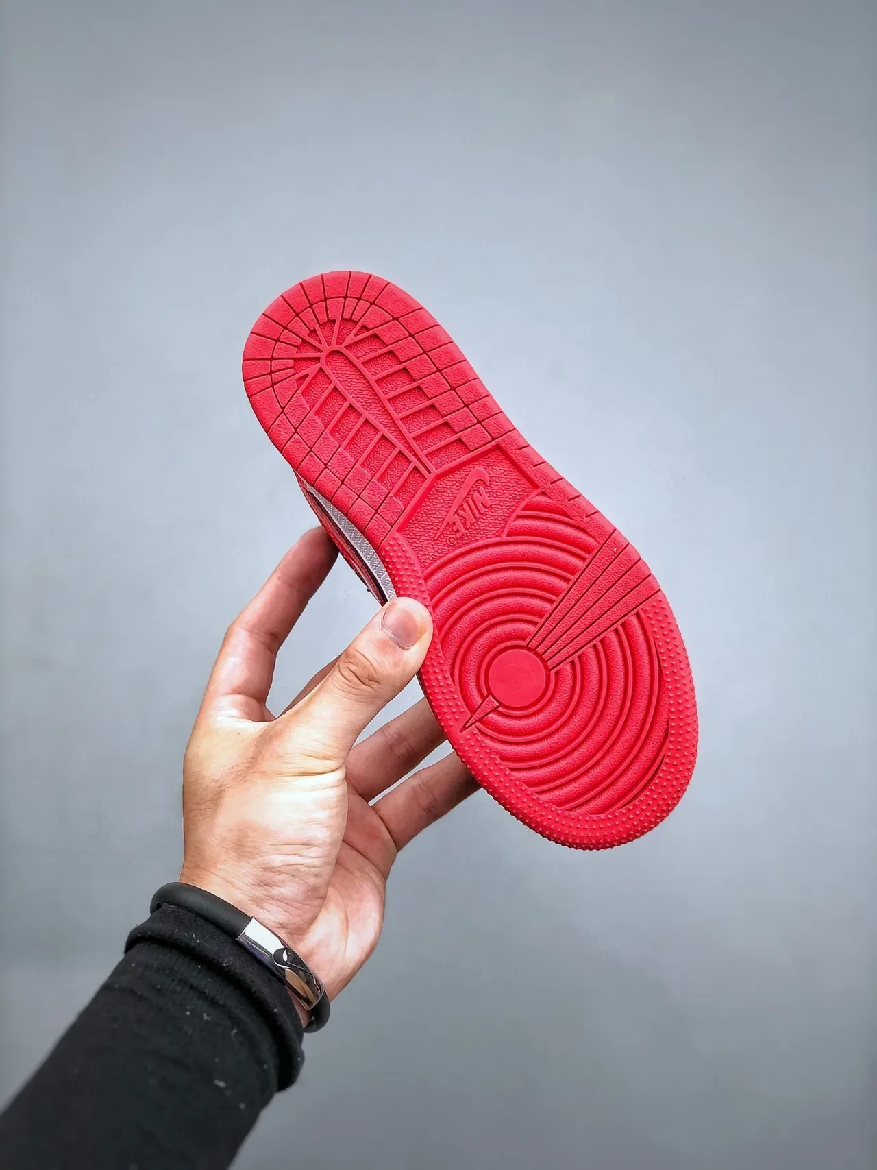 Air Jordan 1 Low Black Red White Lifestyle Sneakers 21