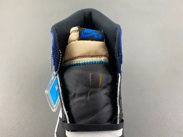 Air Jordan 1 Union Los Angeles Royal Blue Black White Tênis de Basquete 6