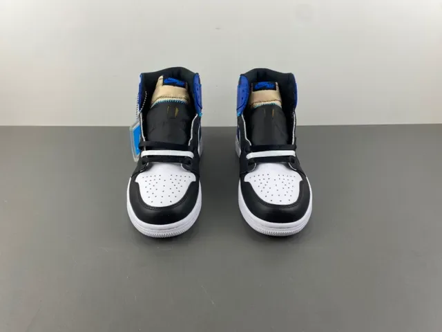 Air Jordan 1 Union Los Angeles Royal Blue Black White Tênis de Basquete 11
