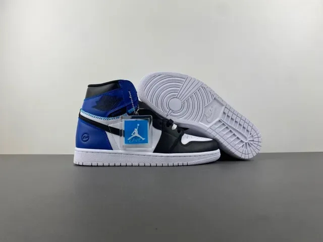 Air Jordan 1 Union Los Angeles Royal Blue Black White Tênis de Basquete 12